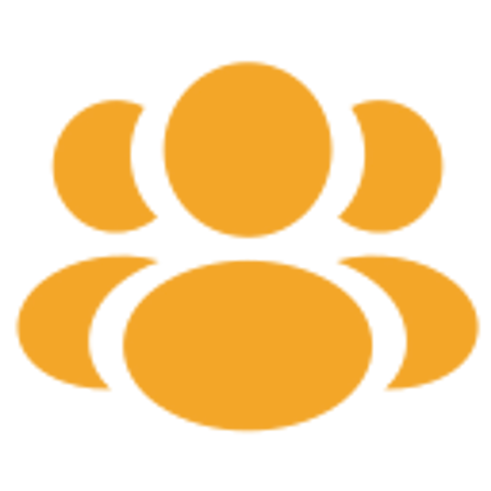 Paw Print | CAQA LLND An orange paw print represents animal-related services.
