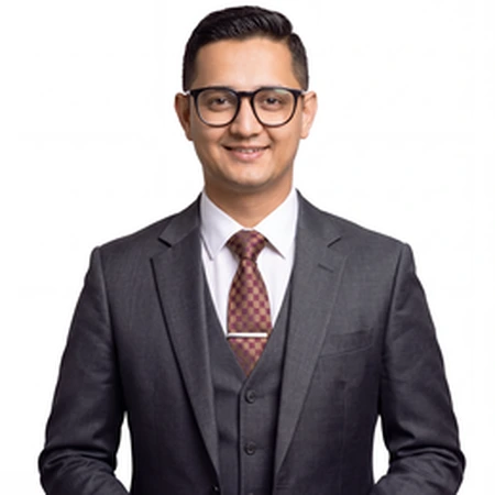 Ashish Silwal | CAQA LLND Ashish Silwal is a CAQA LLND consultant smiling at the camera.