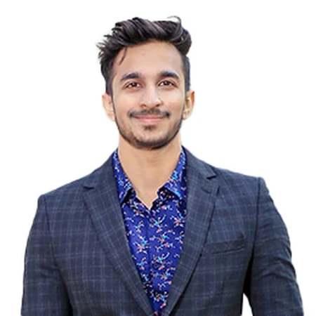 Patrick Satapara | CAQA LLND Patrick Satapara (Pratik) smiles for the camera, a CAQA LLND consultant specializing in foundation skills training.